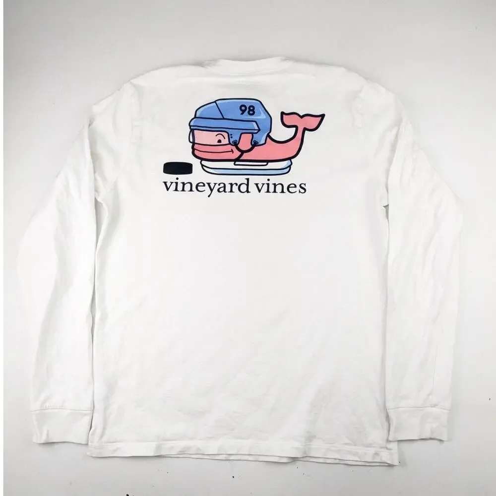 Vineyard Vines LS Hockey Shirt - Youth L (16)